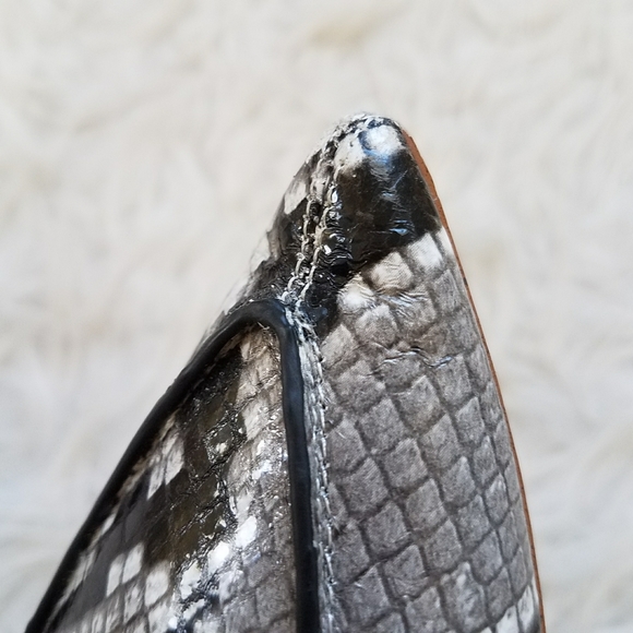 JEFFREY CAMPBELL VIONA LOAFER GREY SNAKE PRINT - Picture 14 of 15